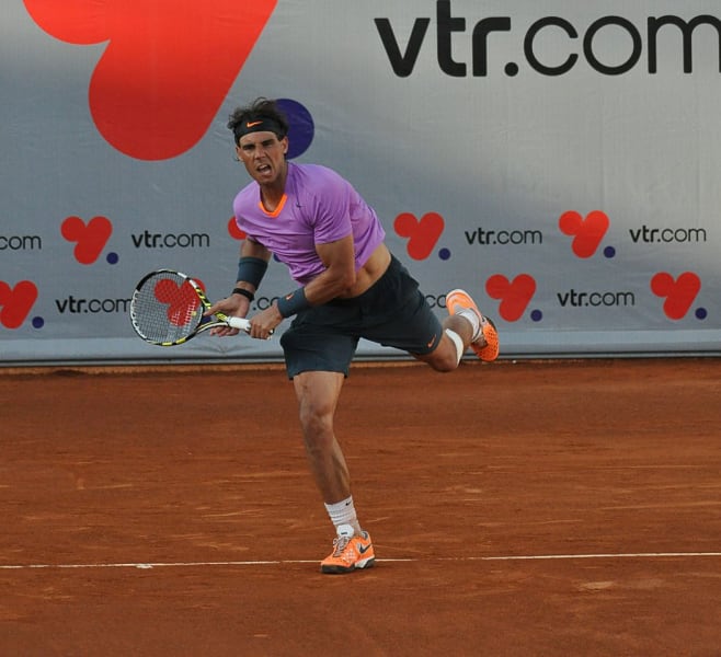 nadal grimace