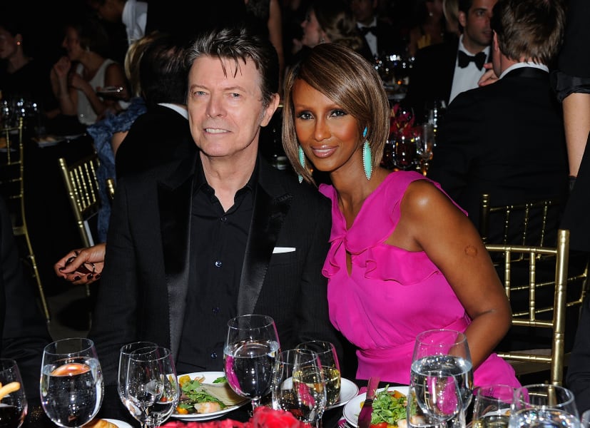 power couples David Bowie and Iman 