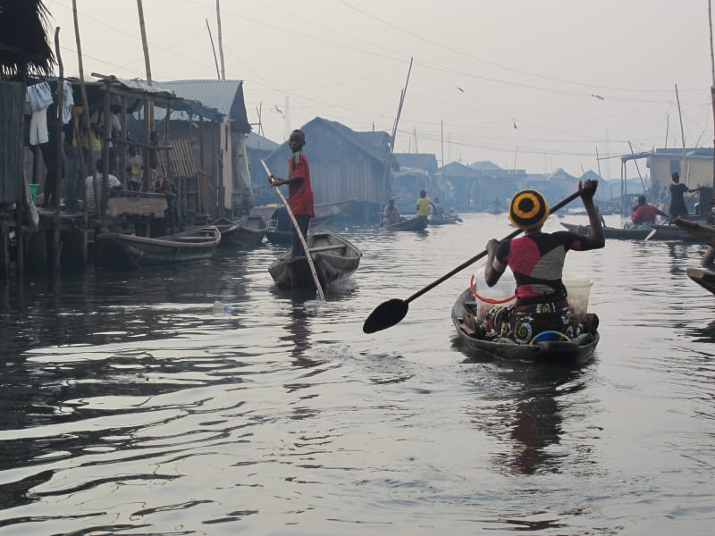 makoko nigeria canoeing