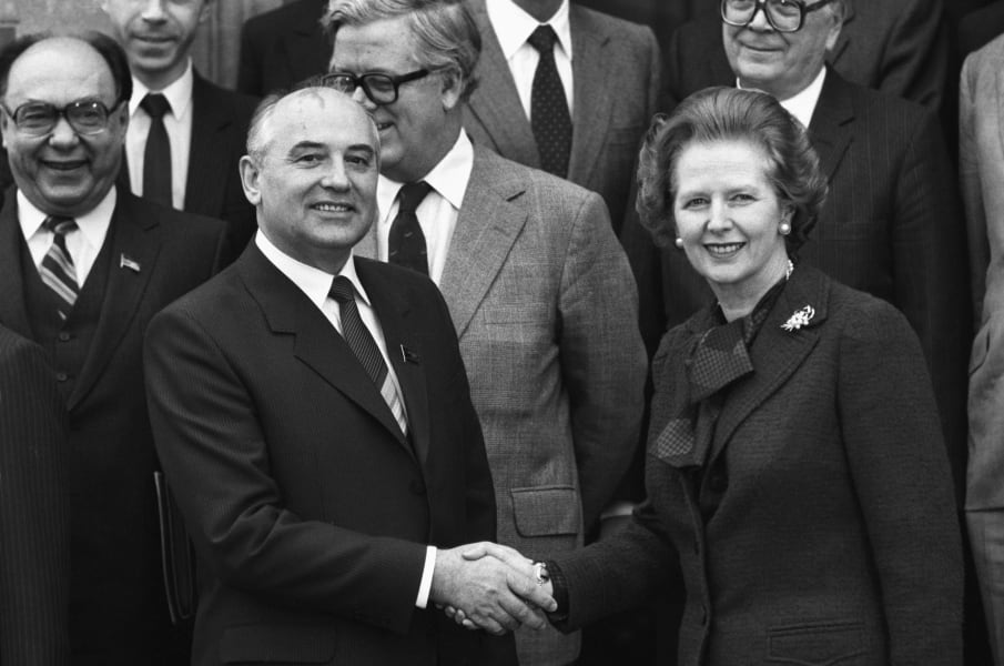 Thatcher Gorbachev