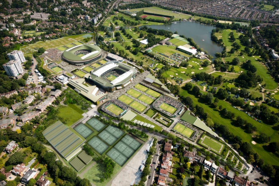 Wimbledon Court renovations