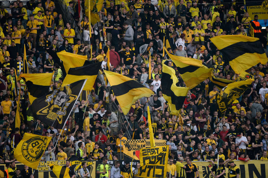 Football Dortmund Crowd