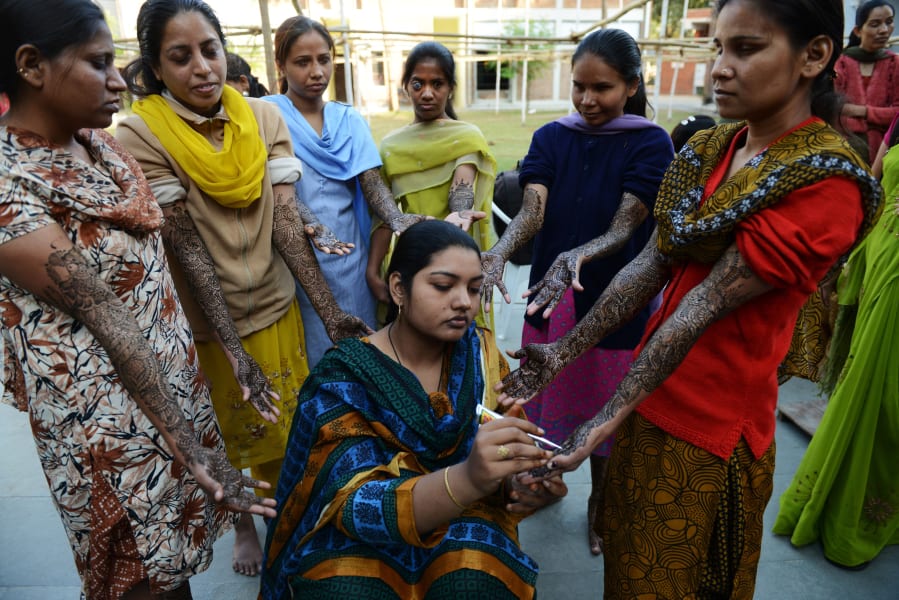 Visually impaired brides