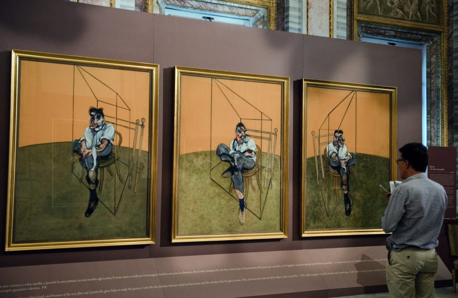 expensive paintings Three Studies of Lucian Freud 