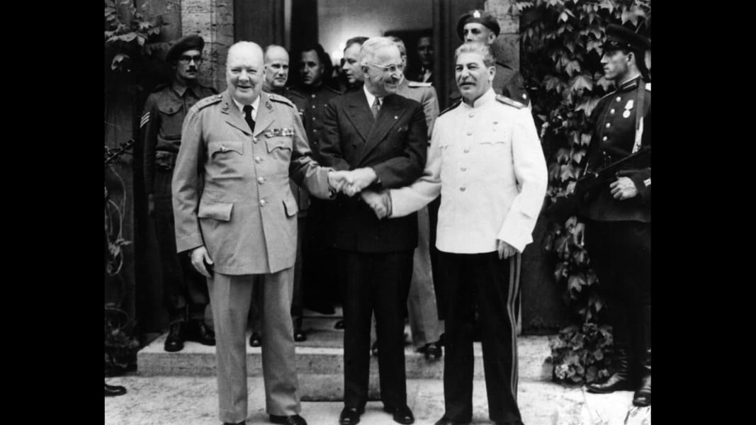 13 handshakes truman churchhill stalin