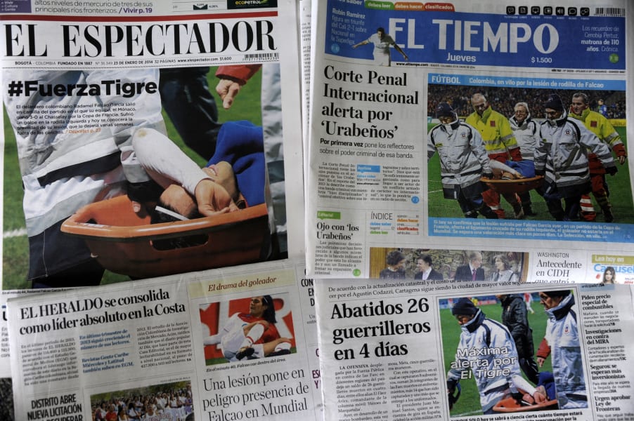 colombia newspapers falcao