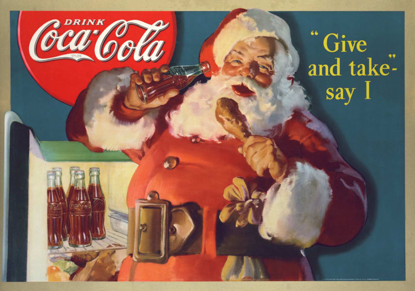 Coca cola Santa