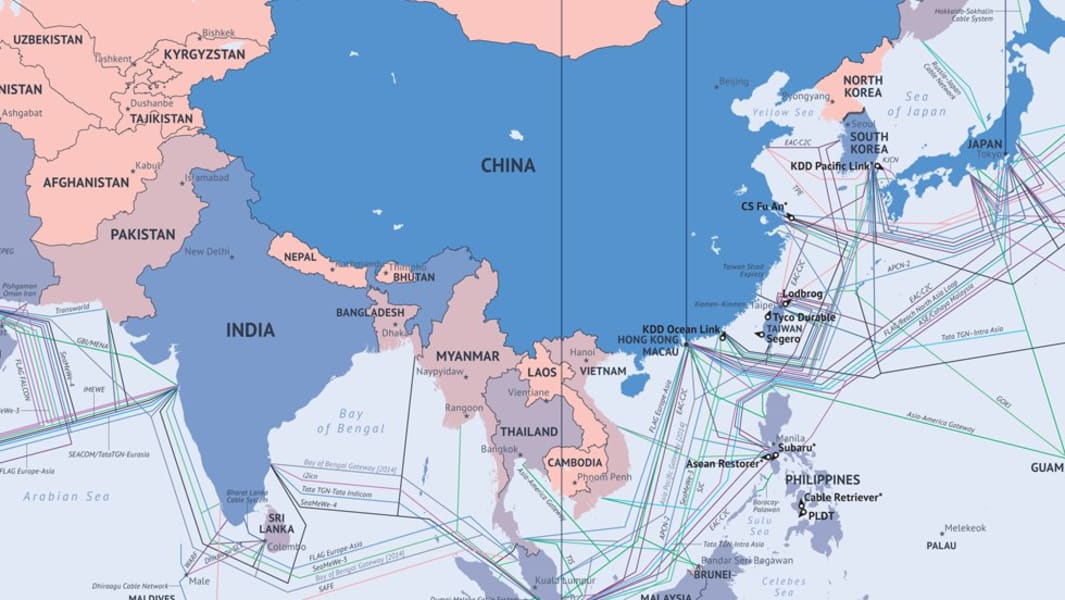 china submarine cable map 2014 1