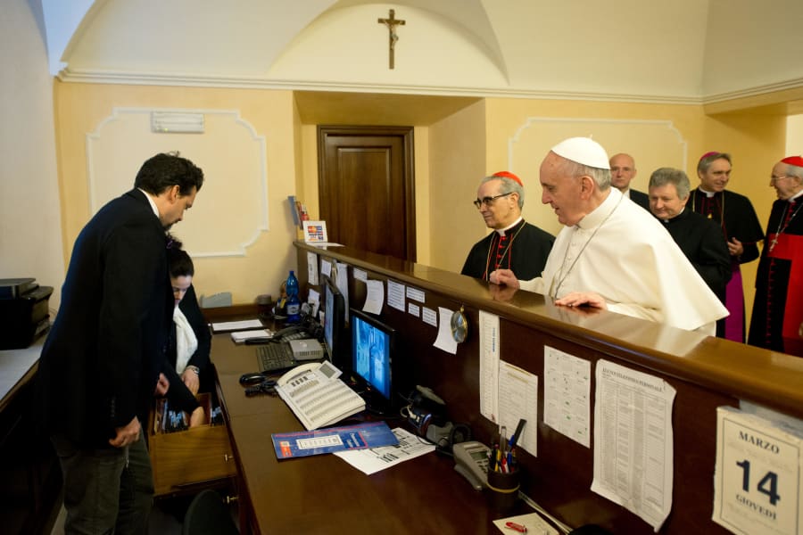 pope francis hotel