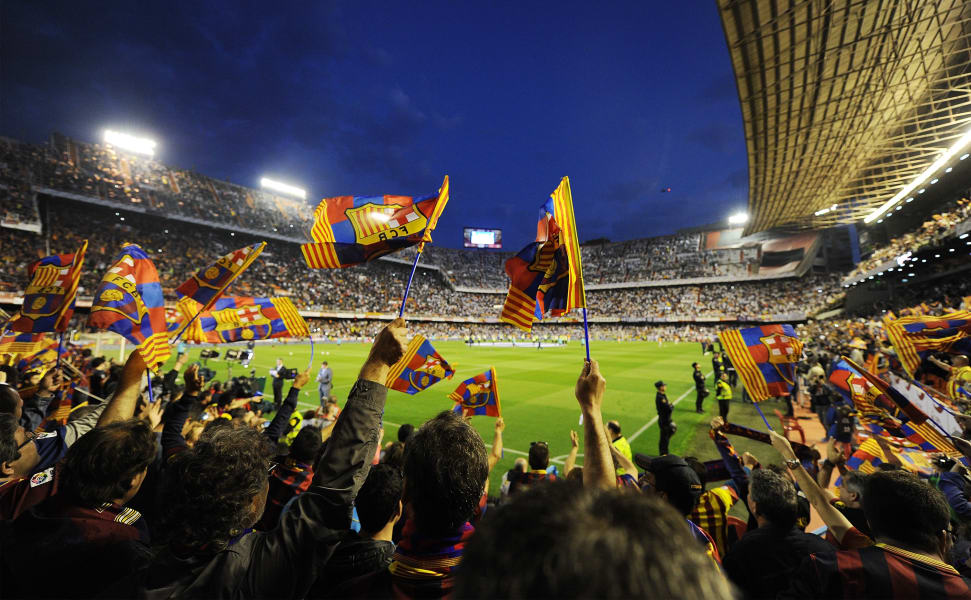 barcelona fans copa del rey