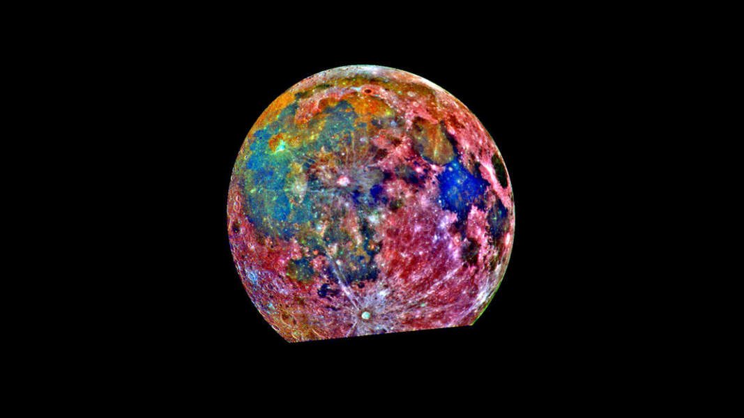 nasa false color moon map