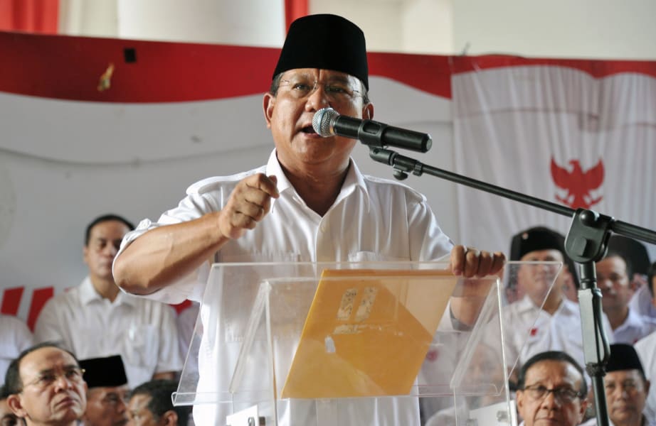 indonesia election result 3 prabowo