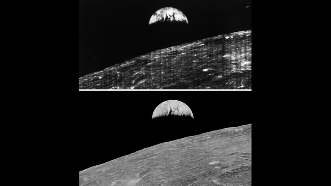 earthrise image comparison