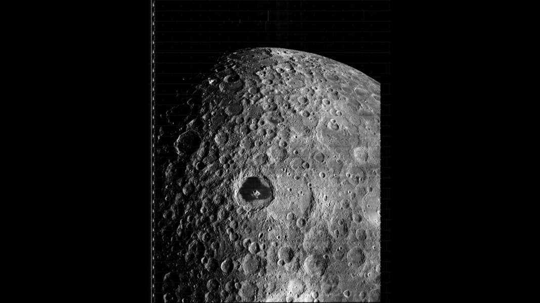 moon tsiolkovskiy crater