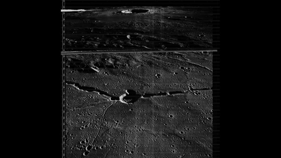 lunar orbiter moon image