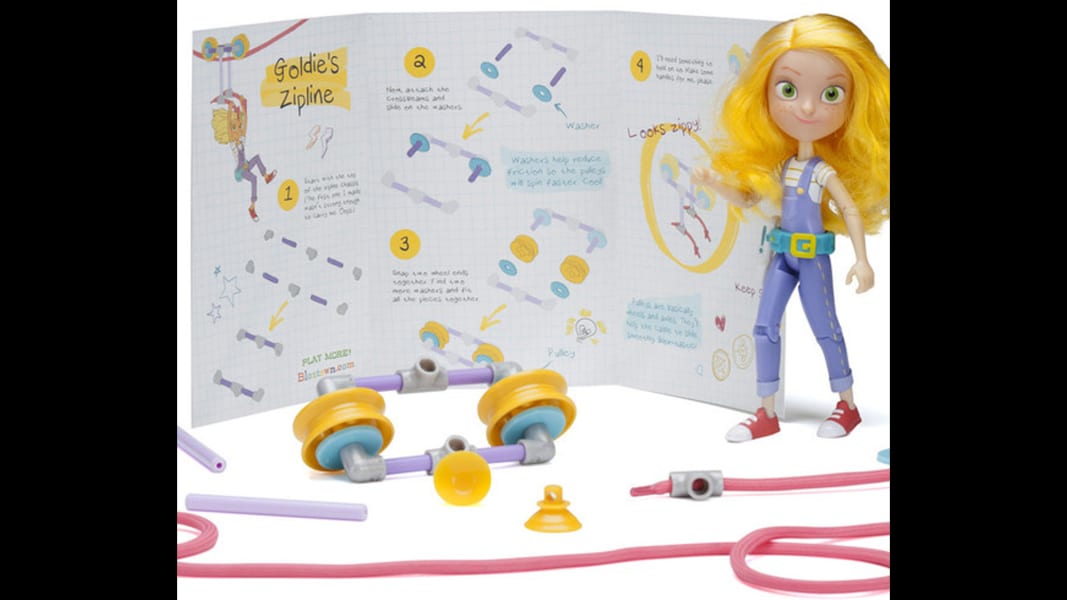 female action figure Goldie Box