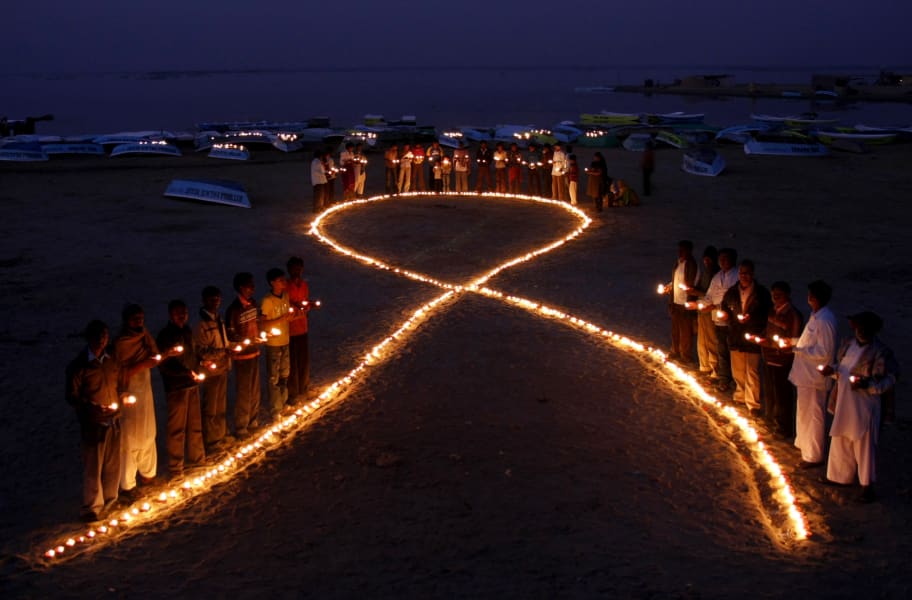 world aids day india 2009