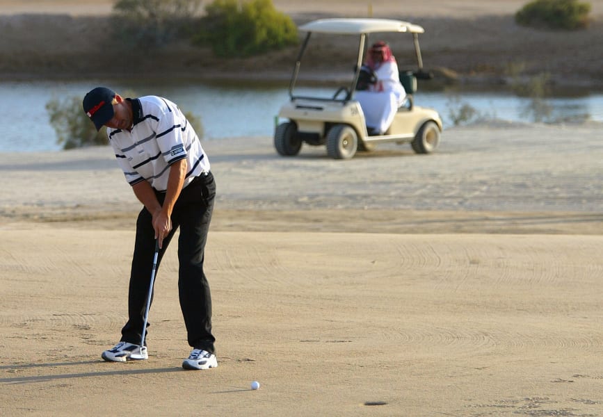 Padraig Harrington Abu Dhabi World Sand Golf Championships