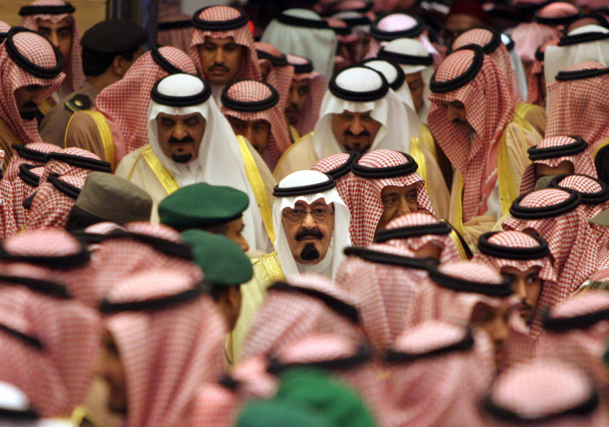 05 saudi king -- becomes king 2005 - RESTRICTED