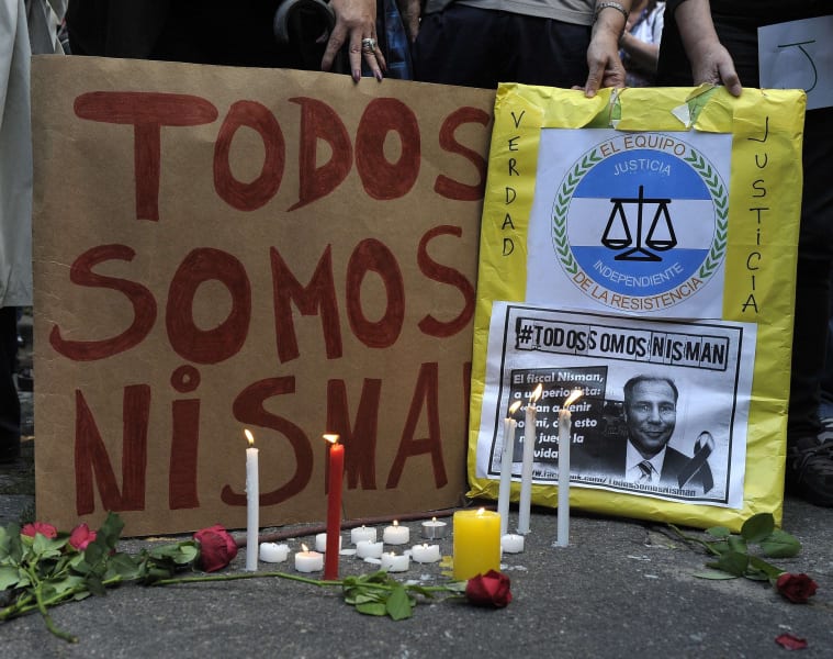 argentina nisman funeral