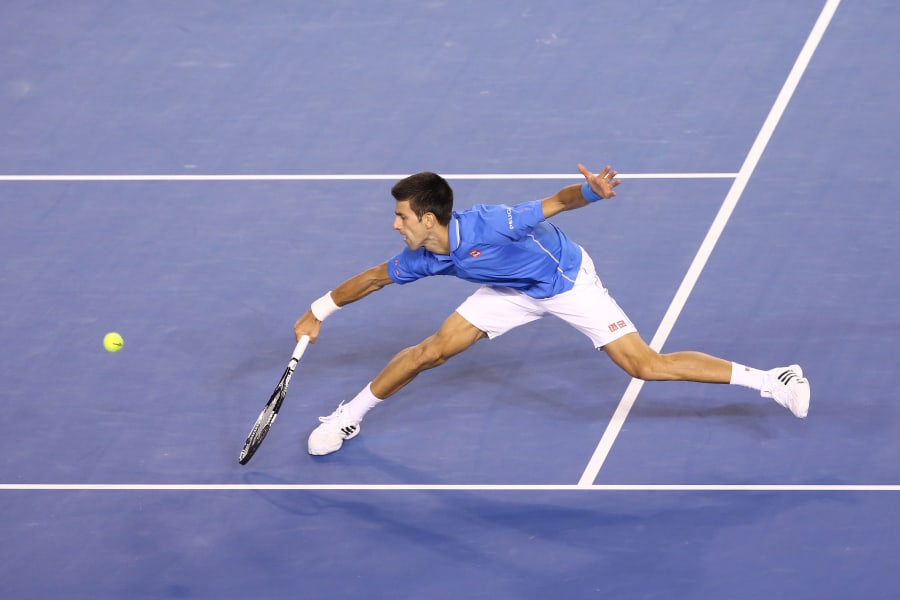 Djokovic stretch