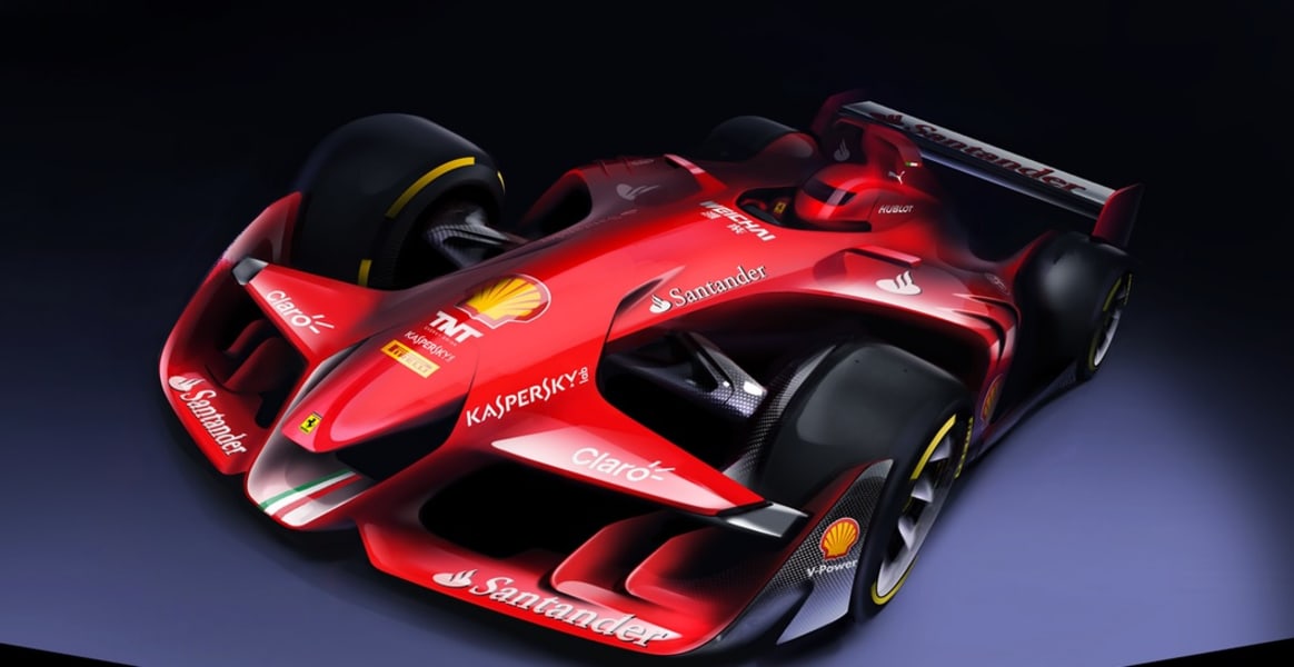 Ferrari S Futuristic F1 Car