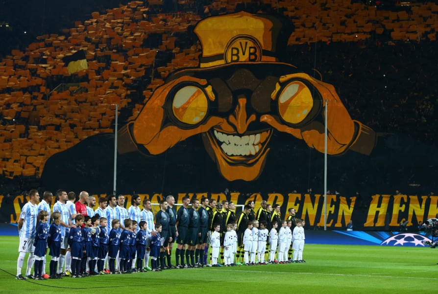 Wall dortmund yellow Borussia Dortmund