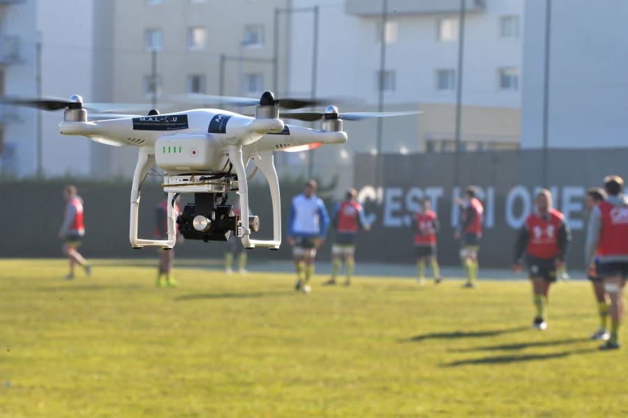 rugby drone clermont