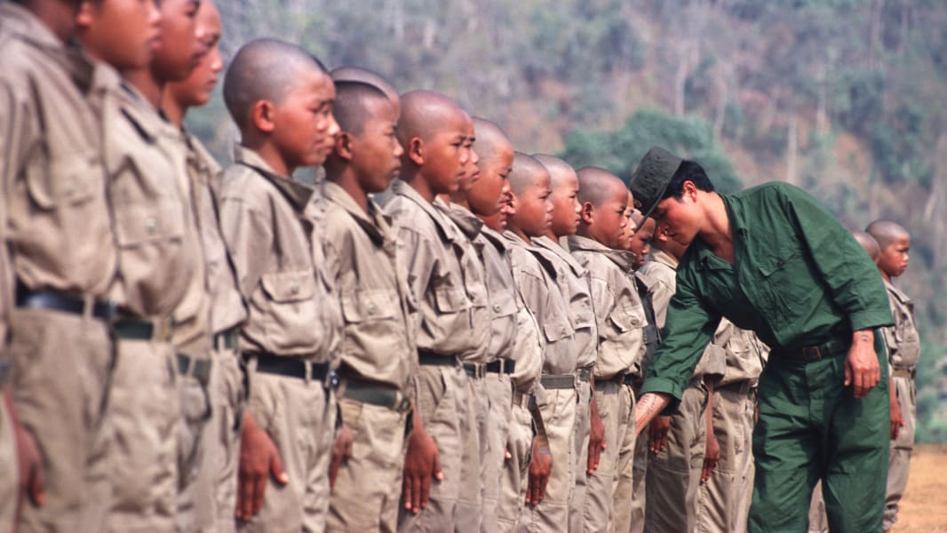 13 child soldiers restricted