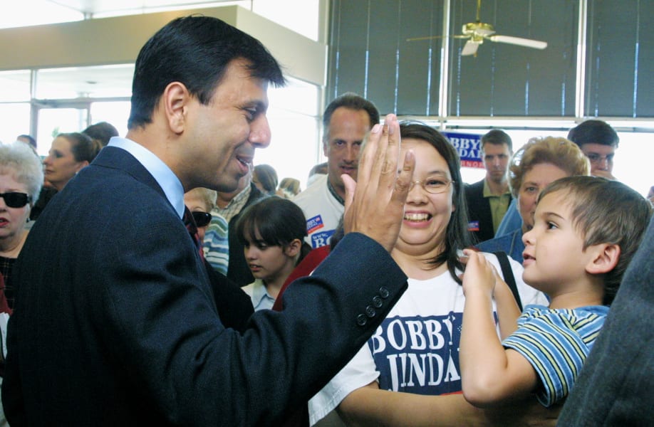 Jindal campaigns for governor 2003