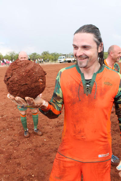 Lutz Pfannenstiel mud ball Namibia