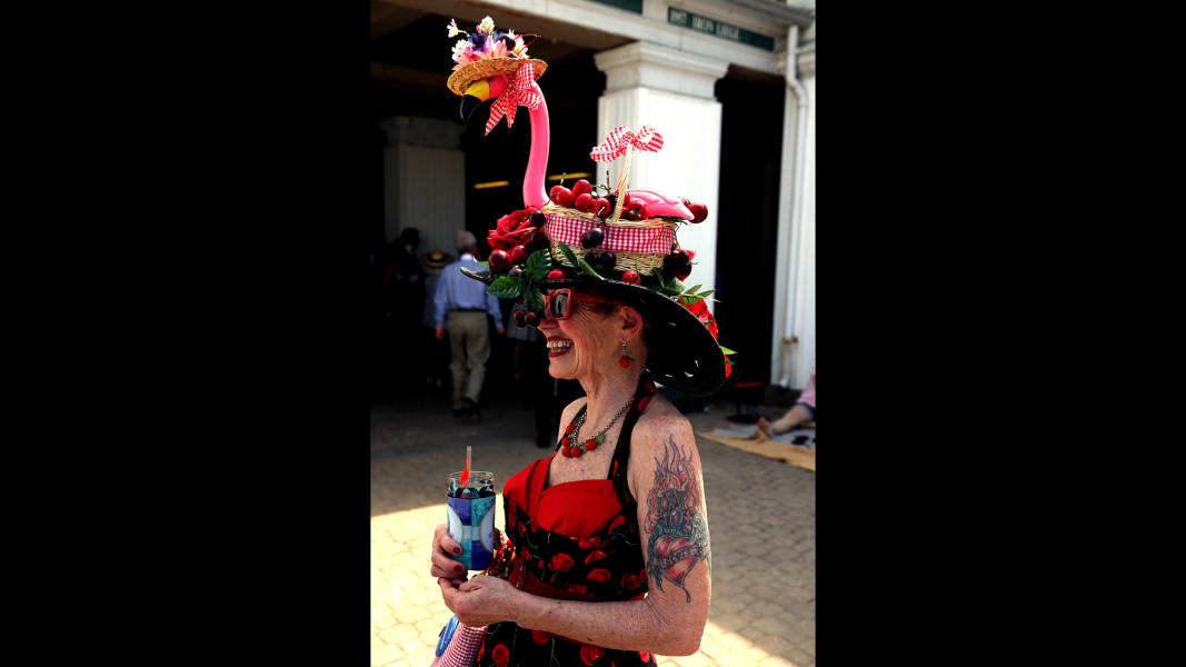 Fancy Hats At The Kentucky Derby