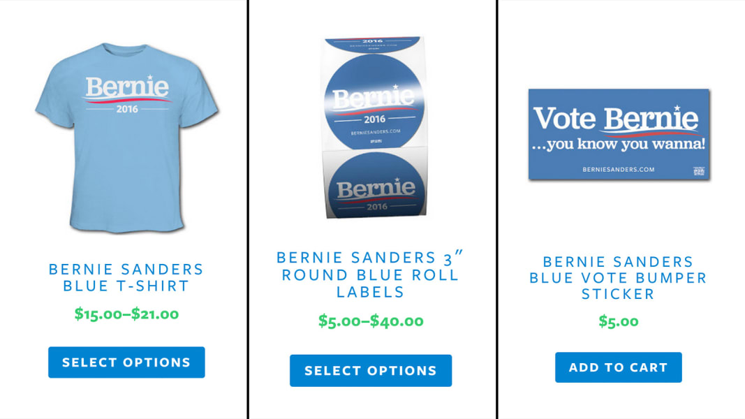 2016 Campaign Merchandise