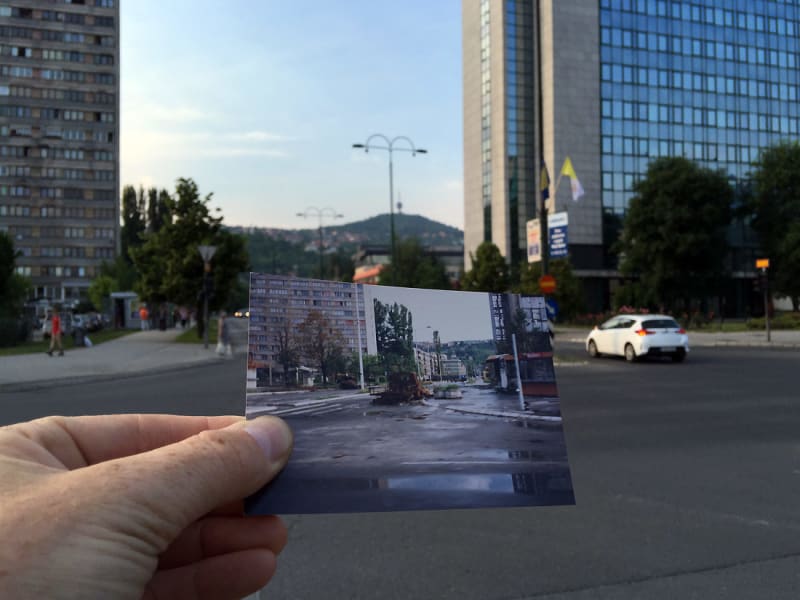 Sarajevo then and now 6