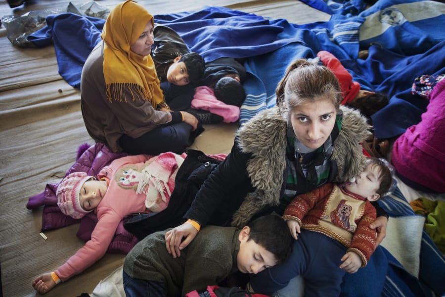 Syrian refugee mother rescued