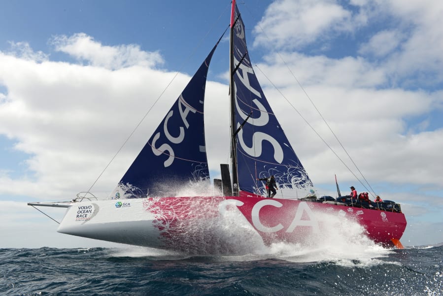 Team SCA boat