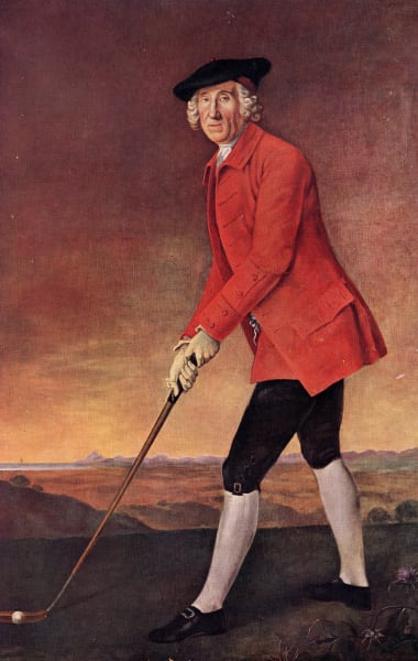 golf fashion red coat