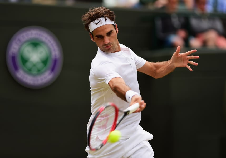 Federer quarters Wimbledon