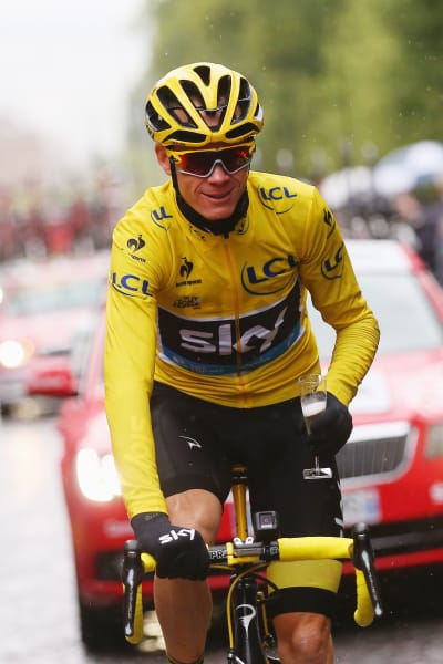 Froome champagne
