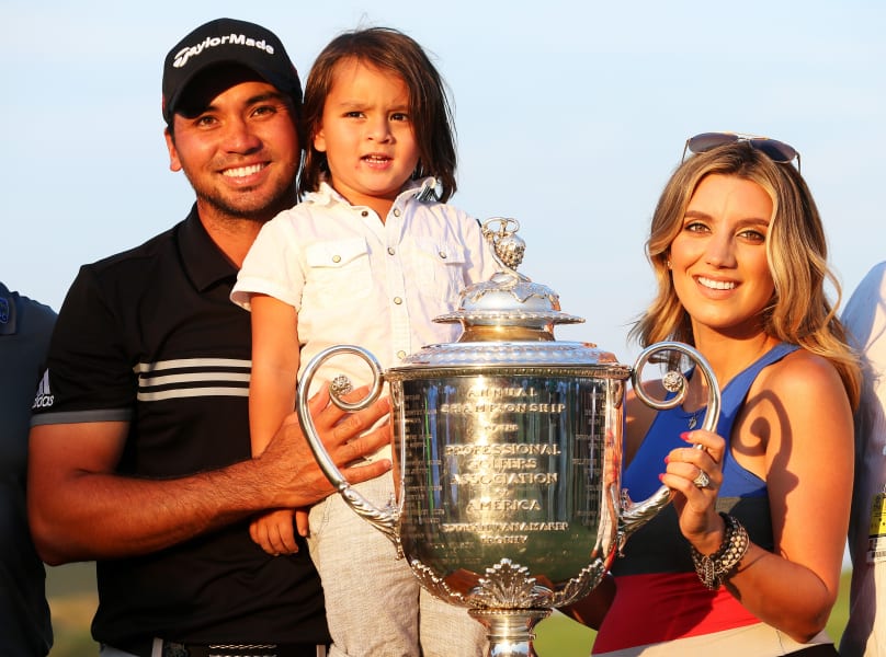 jason day family with trophy
