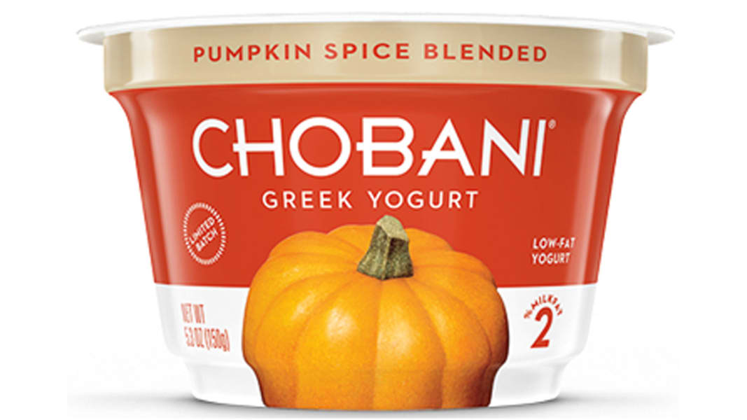 10 pumpkin spice yogurt.