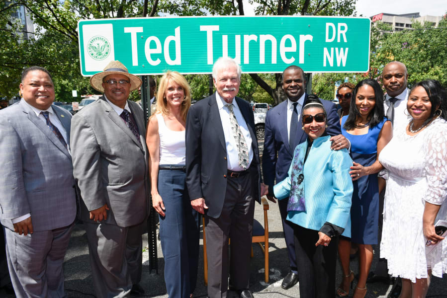 Ted Turner Drive Ceremony