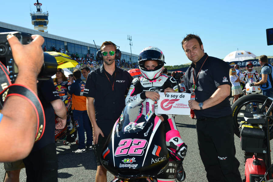 Female Spanish Moto3 riders
