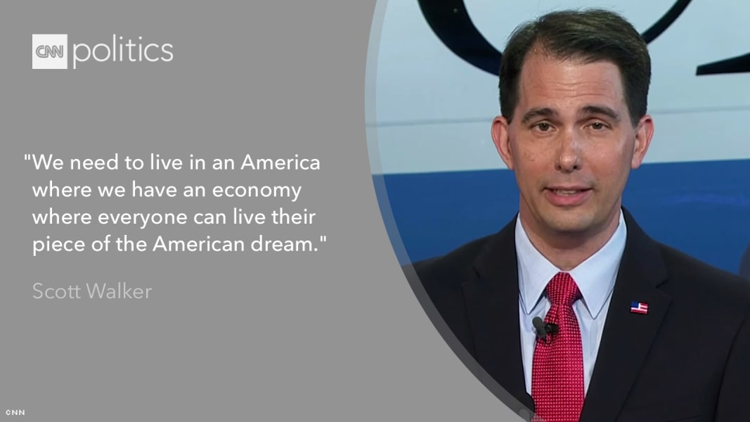 scott walker cnn debate