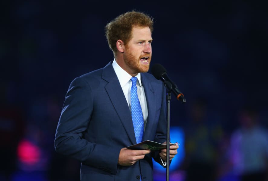 prince harry rugby world cup