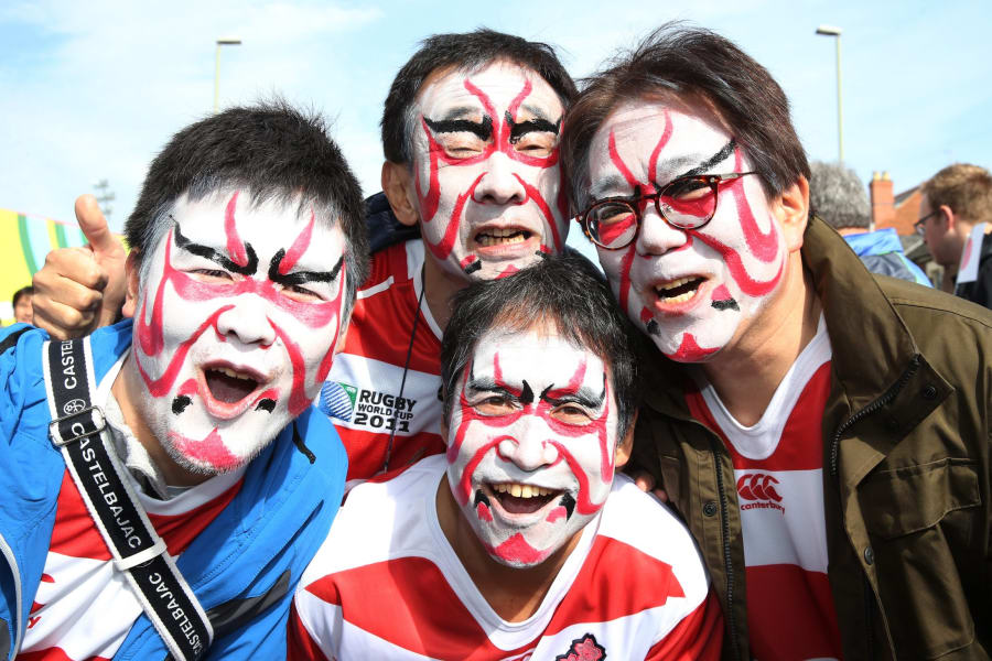 Japan fans Rugby World Cup