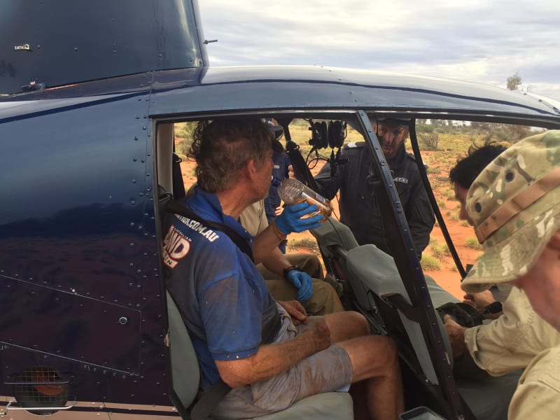 ant survivor australia helicopter