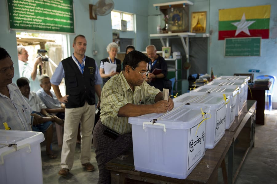 myanmar polling center 1030