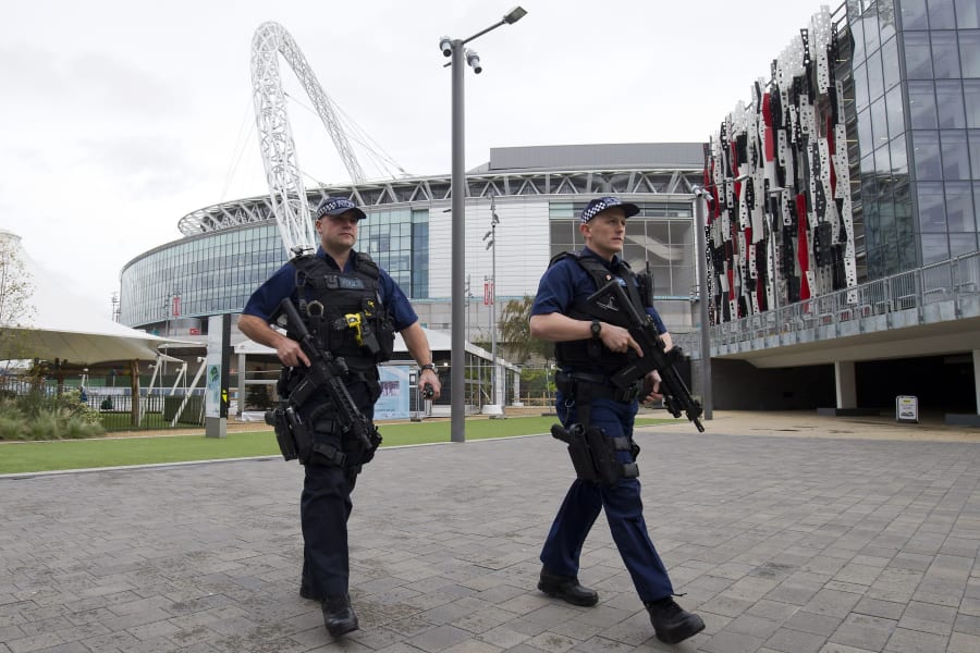 wembley armed police