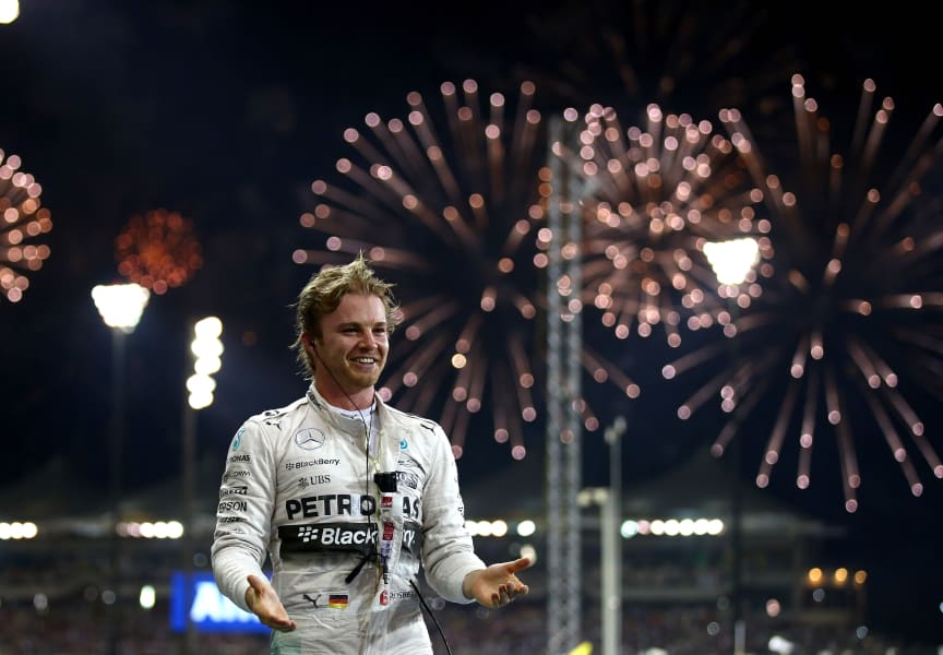 Rosberg Abu Dhabi celeb